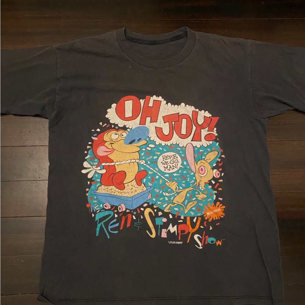 Vintage Ren & Stimpy Show Black T-Shirt